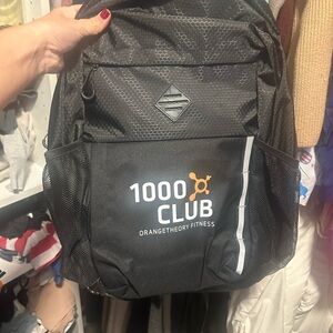Orangetheory 1000 Club Black Backpack